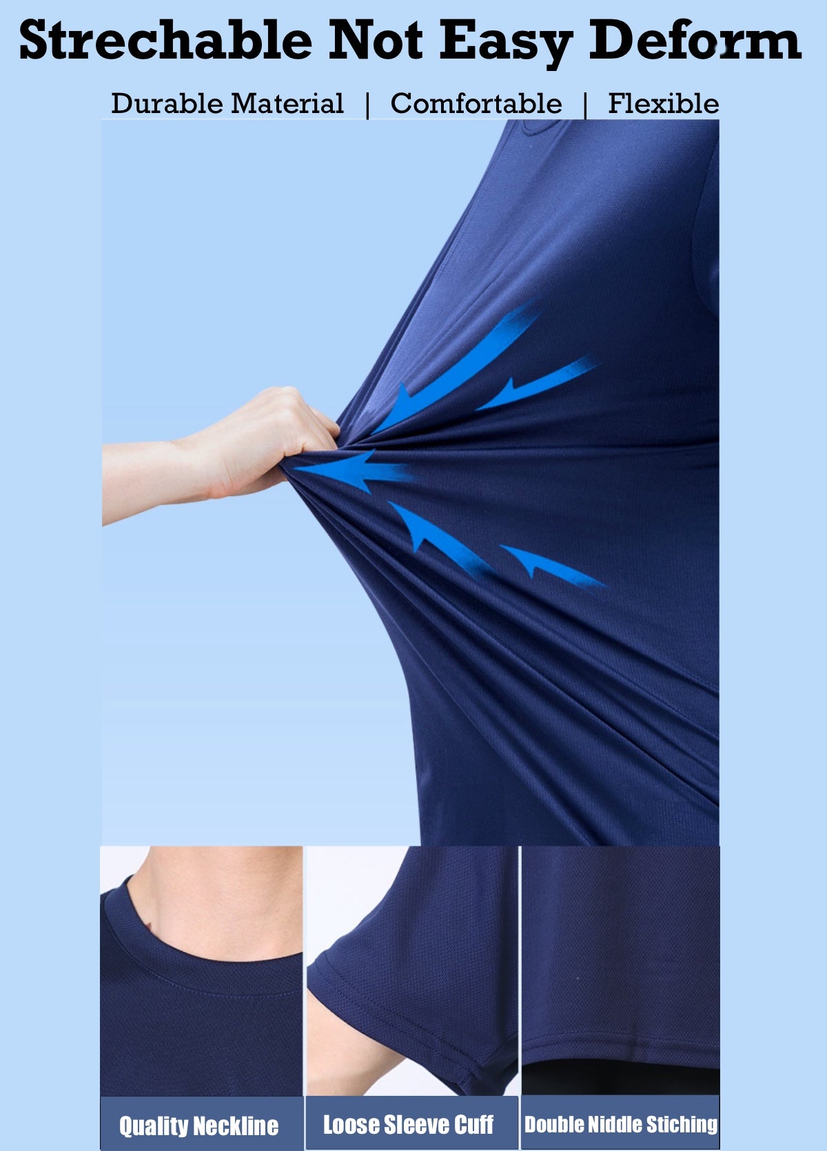 Microfiber Tshirt [7Helai RM100] Unisex Jersey 100% Prime Tech Microfiber Anti UV Anti Bacteria