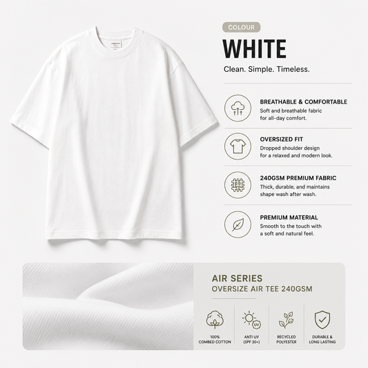 Basic Apparel Air Series Oversized Air Tee 240GSM