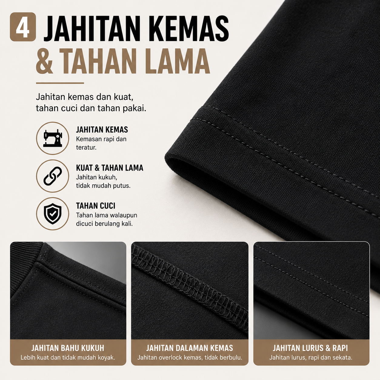 Premium Heavy Cotton T-Shirt 210GSM | 4 Helai RM100 | Original RM35/Helai
