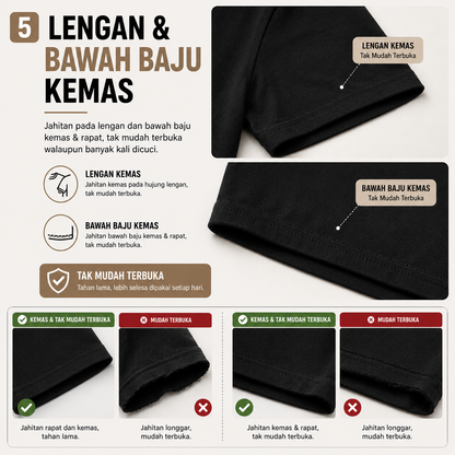 Premium Heavy Cotton T-Shirt 210GSM | 4 Helai RM100 | Original RM35/Helai